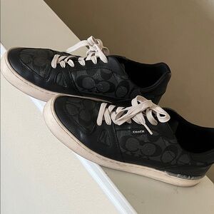 Coach Black and Tan Sneakers